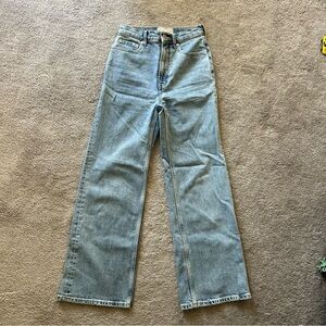 Everlane The Way High Wide Leg Flare Jean FLAWED